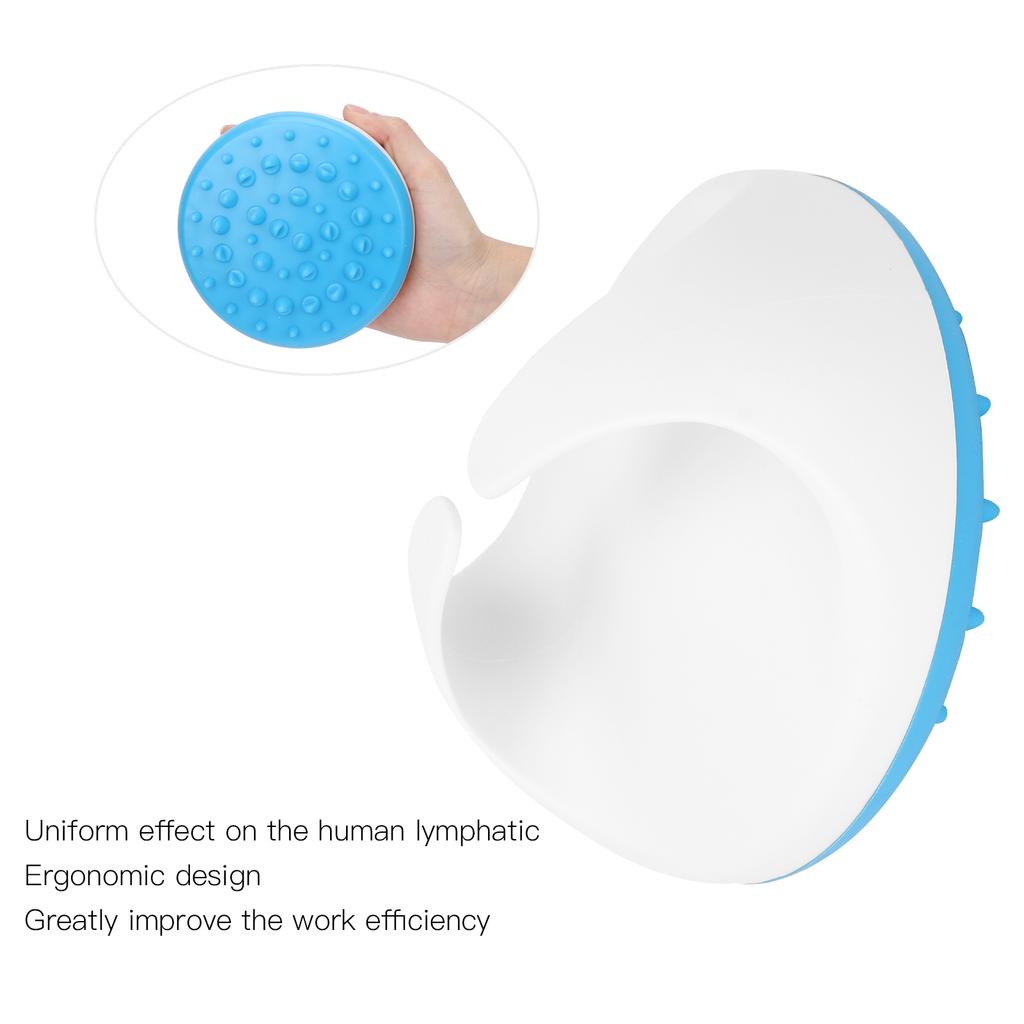 Bath Shower Beauty Brush Soft Silicone Massage Hair Scalp Brush for Arm Waist Leg