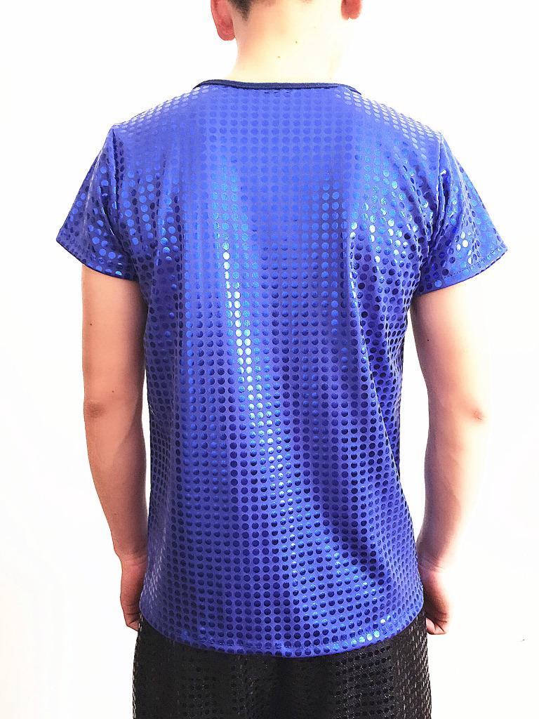 Unisex Sequin Stretch Performance Jazz Dance T-Shirt