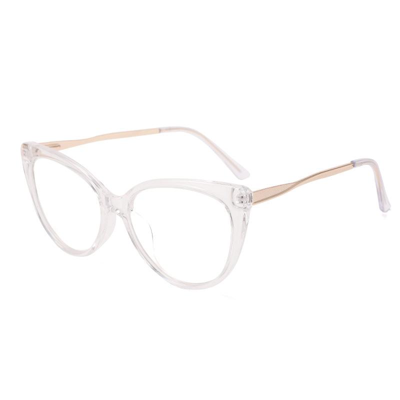 

Fashion Anti Blue Light Blocking Cat Eye Glasses Frame Women Luxury Designer Retro Eyeglasses For Ladies Optical Frame