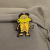 Picture Book Character Enamel Pins Children's Cartoon Brooches Lapel Badges Animal Jewelry Gift for Kids Reader Friends