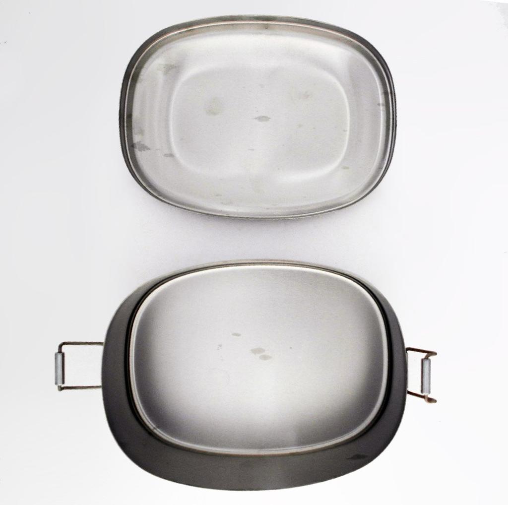 Zebra Stainless Steel Lunch Box Oval 15cm