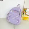 New high-value, fresh and sweet candy-colored bow backpack, lightweight backpack for junior high school students