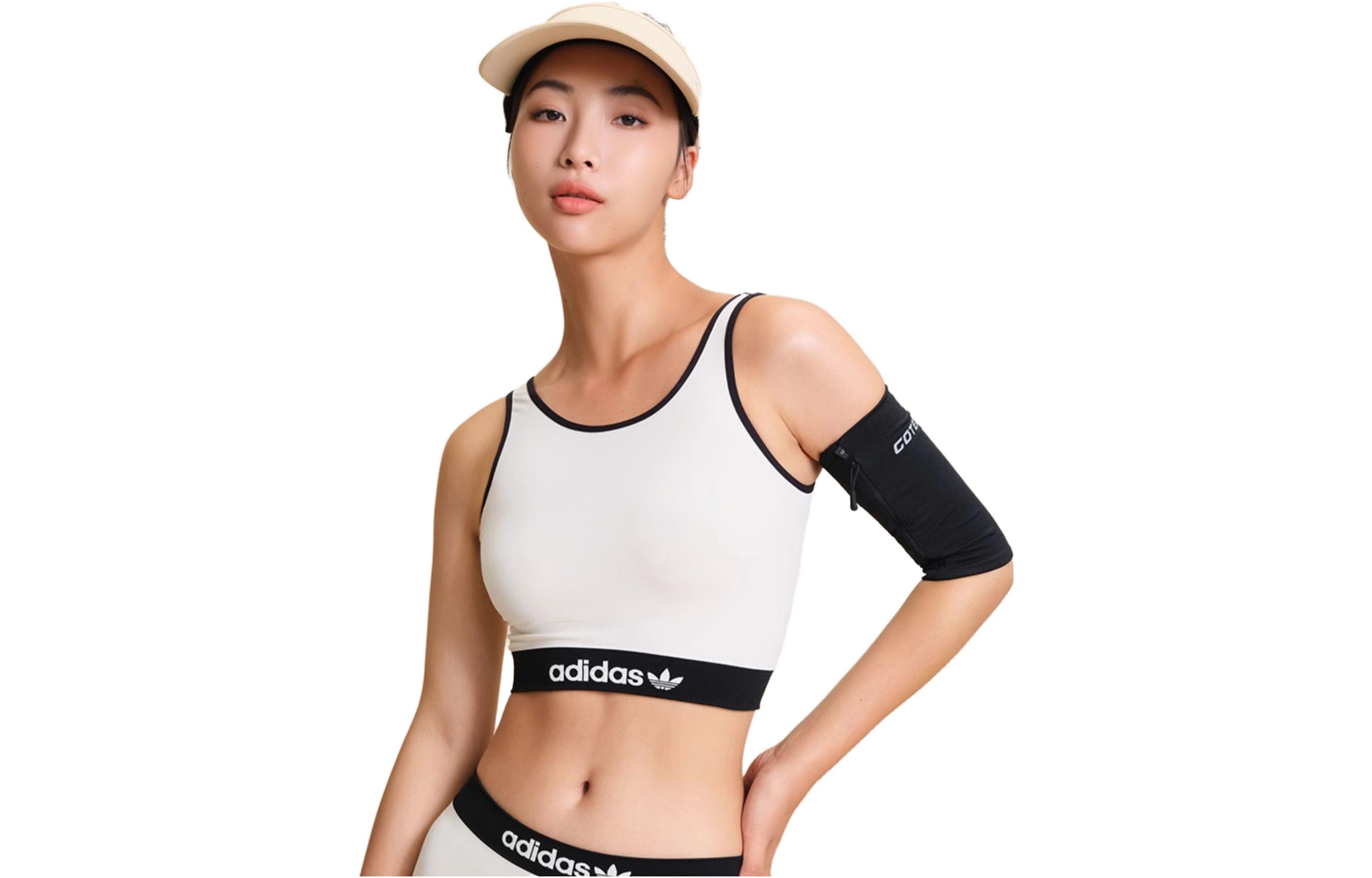 Adidas Bra Women s Light Beige White 4A3H67-103 M