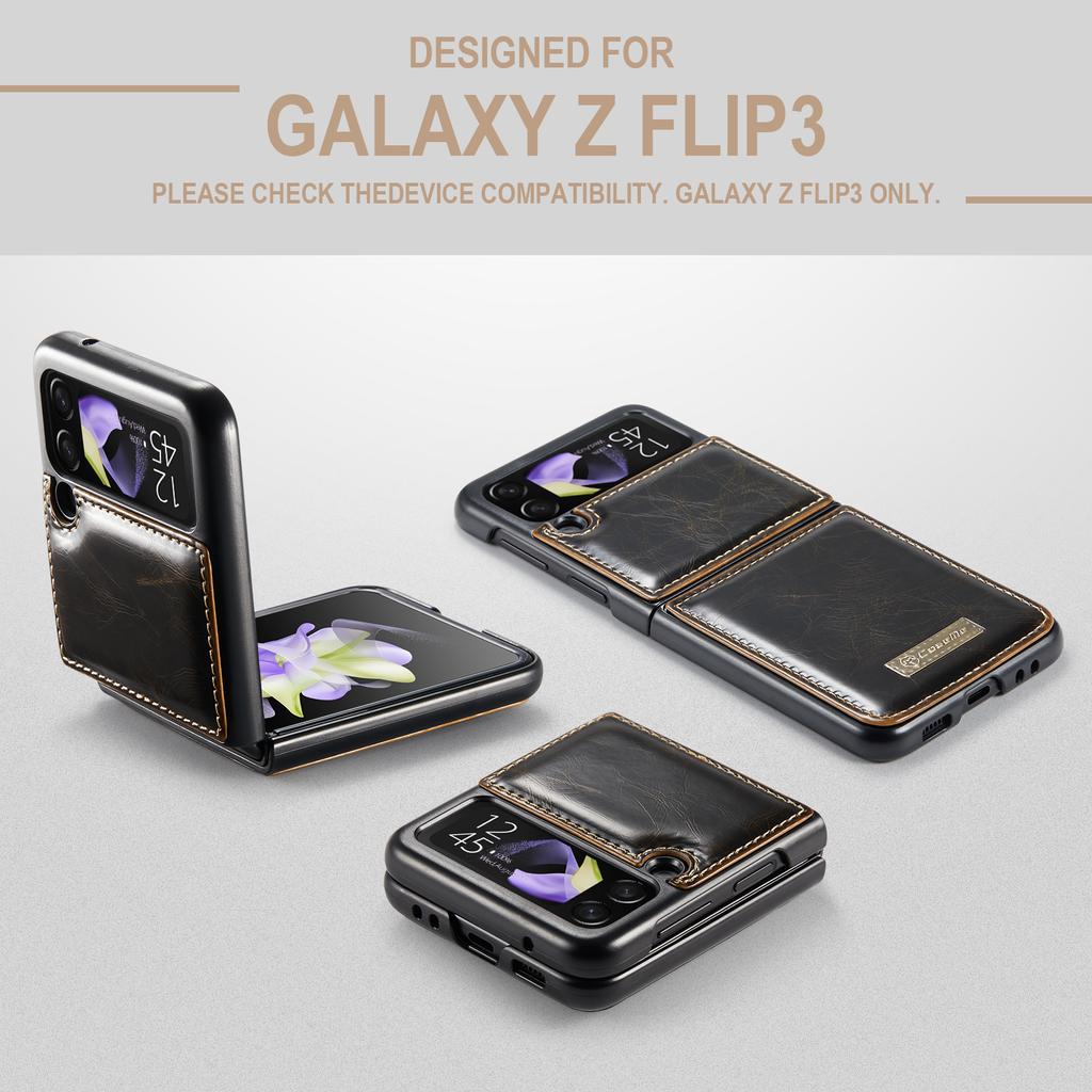 Anti -Shock Mobile Phone Protective Leather Case For Samsung Galaxy Z Flip4 Flip 3 Flip3 Zflip4 Flip 4 5g Matte Feeling Cases