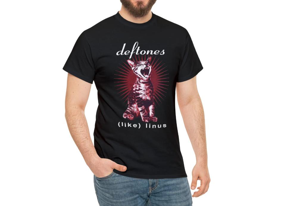Deftones Cat Band Tshirt size S5XL Unisex T-Shirt S