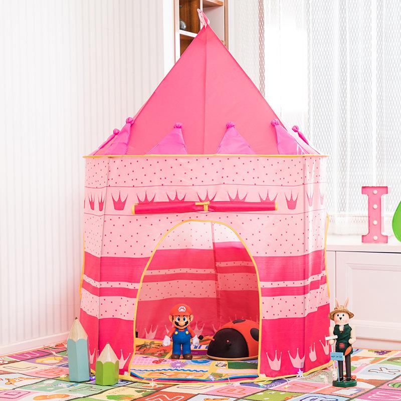 1PC Kids Play Tent Indoor Outdoor Foldable House for Children Princess Castle Toy Garden Games Room