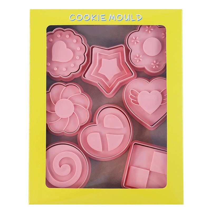 

8 шт., форма для сэндвича, джема, печенья, шоколадного соуса, вырезы для печенья, форма для выпечки кондитерских изделий «сделай сам», 8 шт.