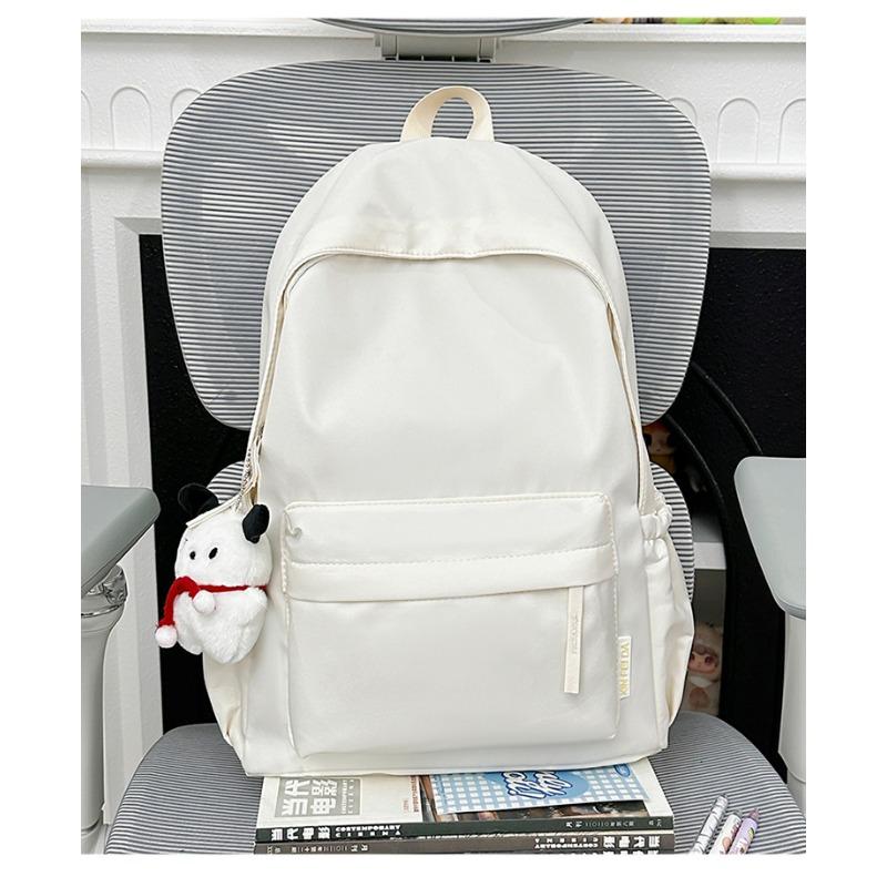 High-value Nylon Backpack for Female Students, Large-capacity College Style, Simple and Versatile Schoolbag, Ultra-lightweight New Model