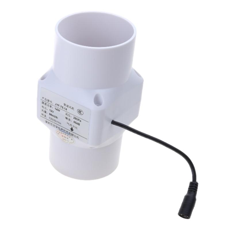 75mm Abluftventilator Heim Inline Rohrkanalventilator Für Badezimmer Abzug Belüftung Drehzahlregelnd Luftreiniger Ventilator