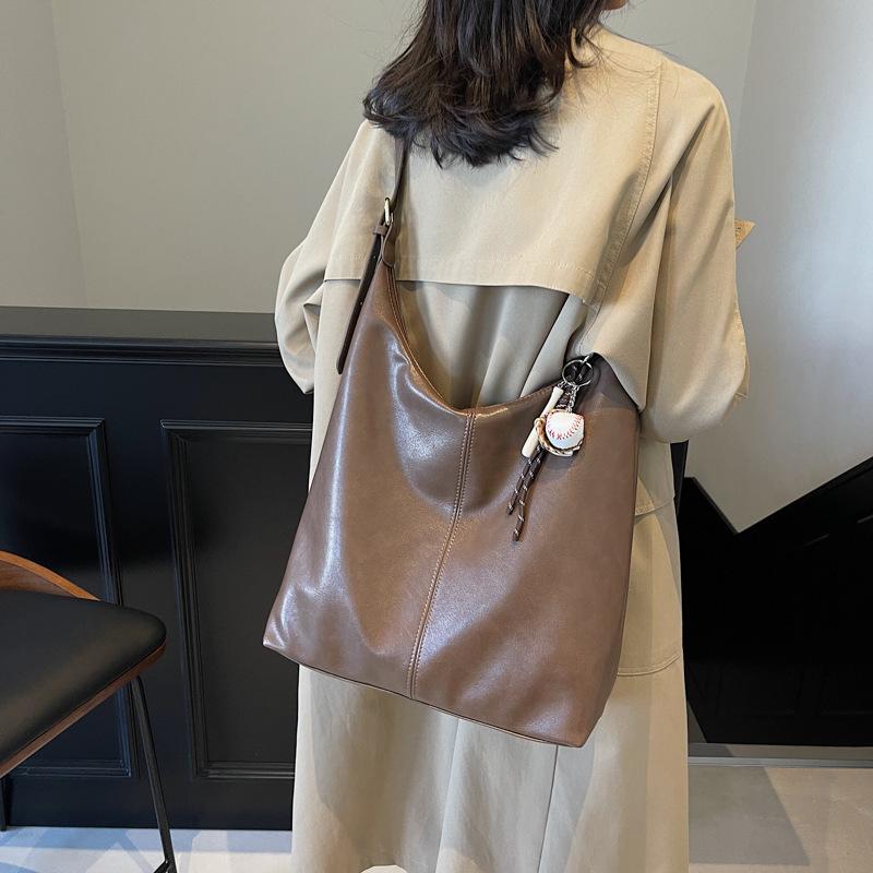Uformell pendling retro stor kapasitet veske dame 2025 ny skulderveske studentklasse tote bag