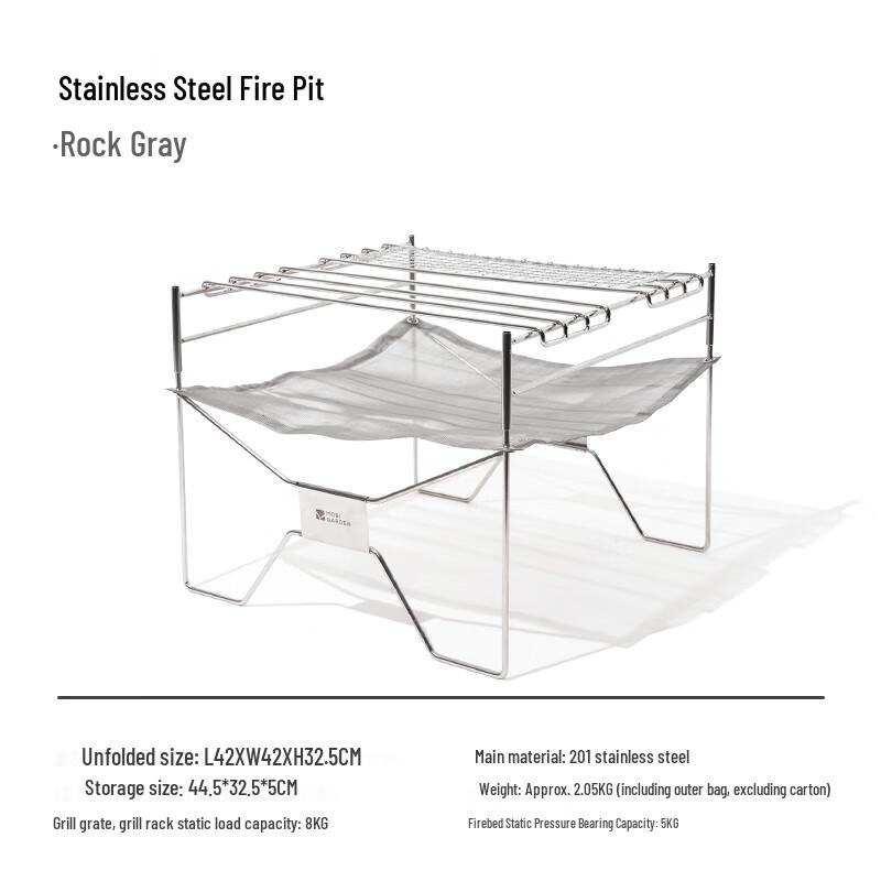 Mobigarden Outdoor Camping Fire Pit Grill