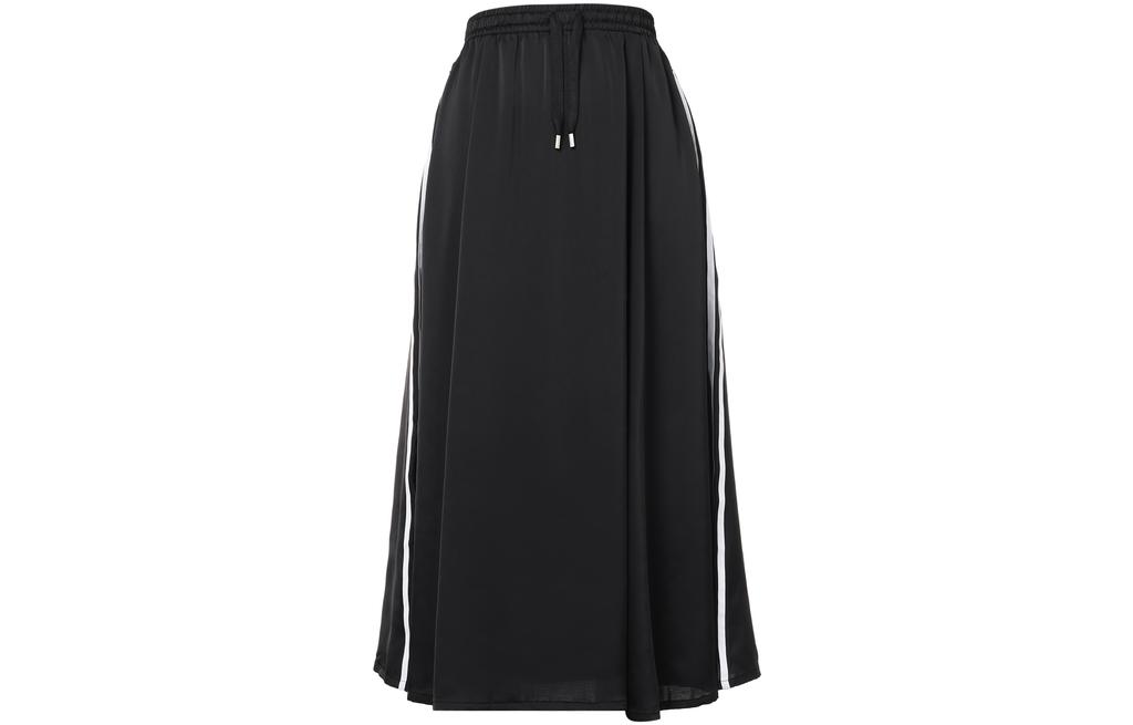 adidas originals Women's Satin Long Skirt Black FL0039