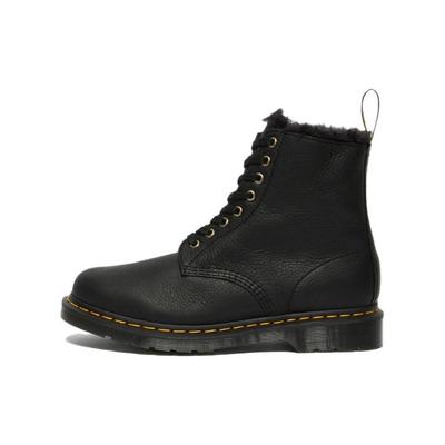 1460 Pascal Fur Lined Ankle High Top Retro Martin Boots Unisex Black Men's 25533001