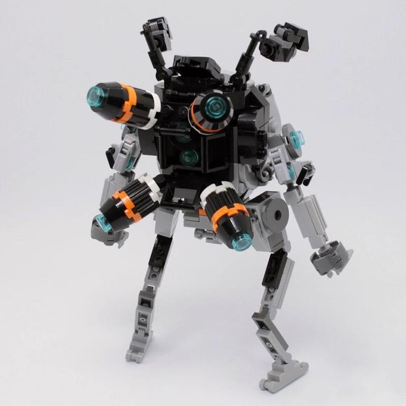 Building Block Robot Set Mecha Model Decorative Assembly Toy Boy Gift