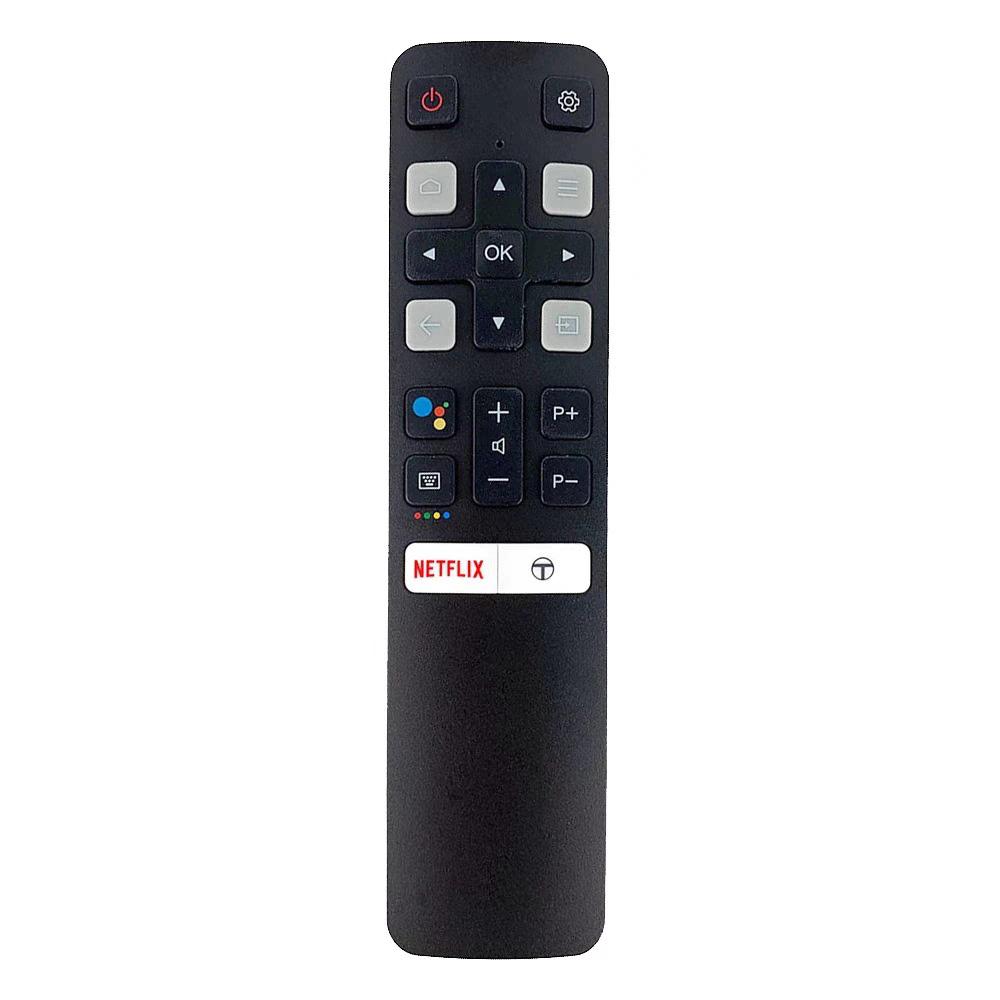 Smart TV Remote Control RC802V FUR6 FUR7 For TCL Android 49P30FS 65P8S 55C715 49S6800 43P615 55C645 Remote Controller No Voice