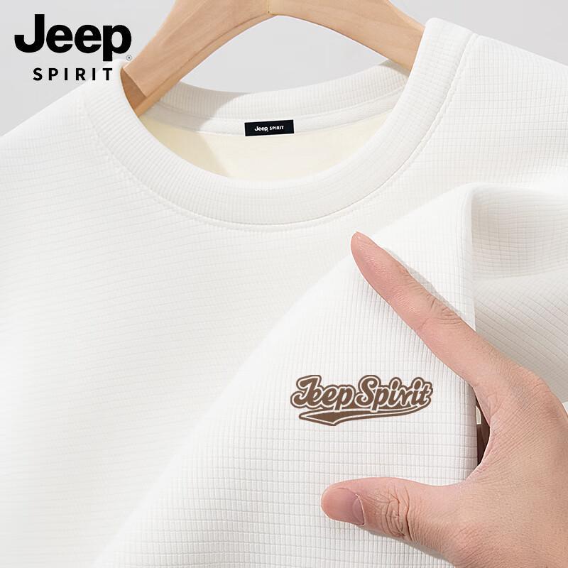 JEEP SPIRIT Men s Winter Fleece Waffle Knit Long Sleeve T-Shirt M