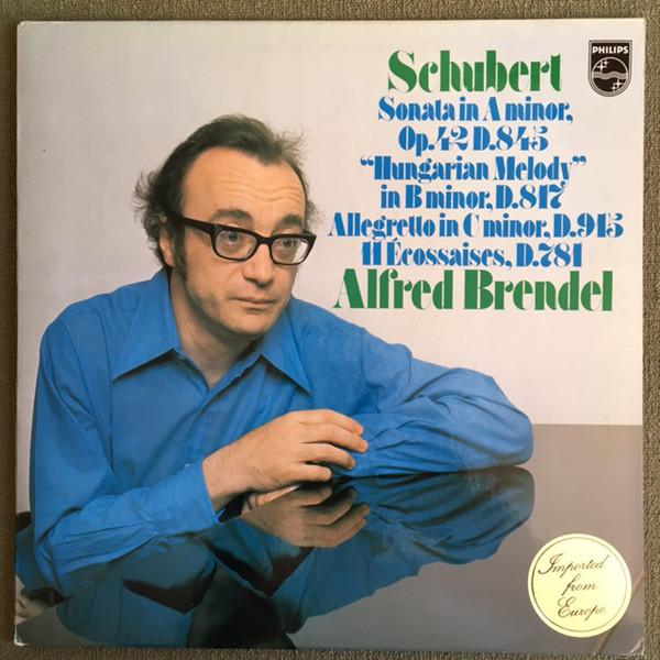 

LP Record FRANZ SCHUBERT ALFRED BRENDEL Sonata In A Minor Op. 42 D.845 6500929 Philips 1975 UK Classical Used