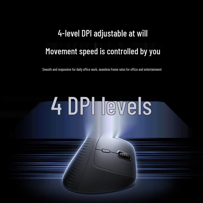 Ugreen Silent Ergonomic Vertical Wireless Mouse