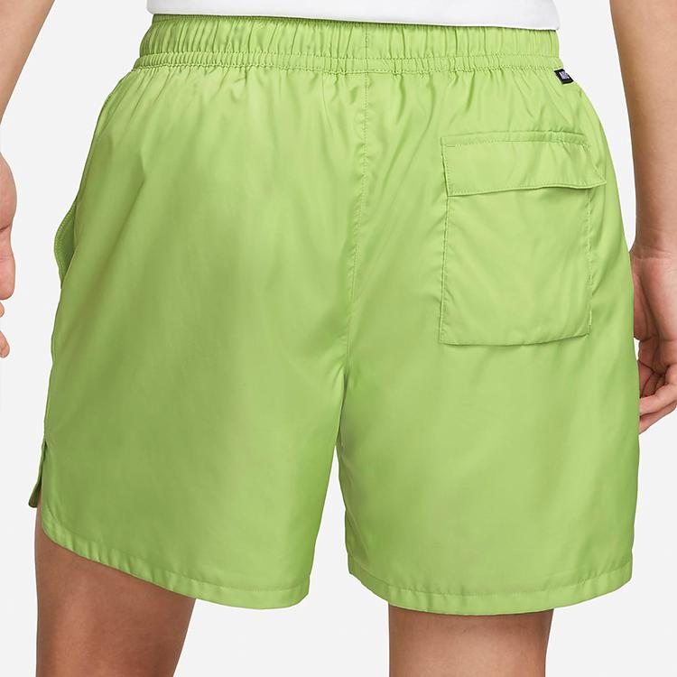 Nike Sport Essentials Solid Color Drawstring Straight-Leg Shorts Men Bottoms Green DM6830-332