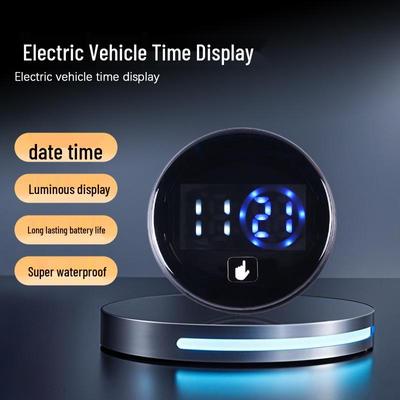 LED Dotykové Vodotěsné Autok hodiny a Elektronické Hodinky pro Elektromobily