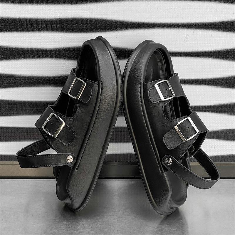 Fashion Comfortable Men's Sandals New Summer Beach Shoes Non-slip Soft Sole Outdoor Sandals Fashionable Casual Shoes Wading Aqua Flats