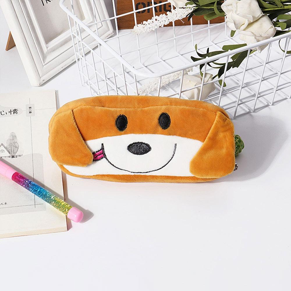 Zipper Design Pencil Case Large Opening Design Stationery Bag Stationery Pouch  School Supplies