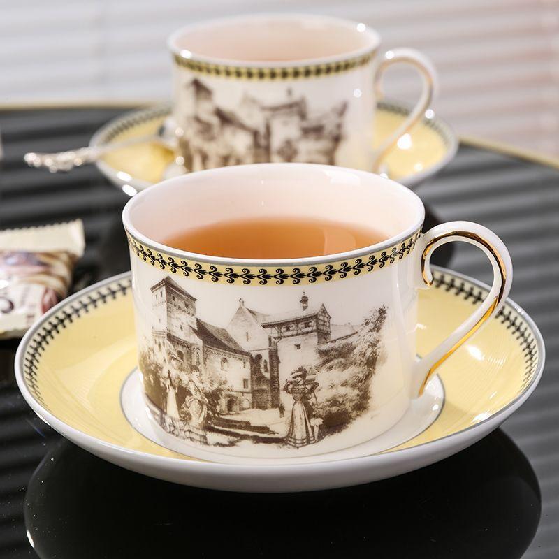 

European Retro Coffee Cup Ceramic English Afternoon Tea Set
