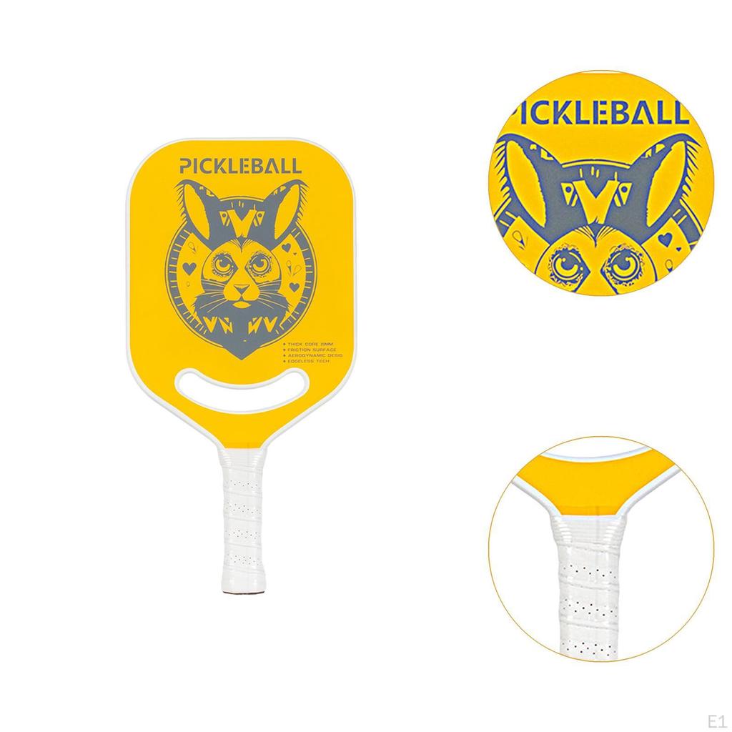 Carbon Fiber Pickleball Paddle Racket Training Portable Honeycomb Core Racquet