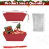 Christmas Baskets Empty Cardboard Red Pouch With Handles And Bows Christmas Holiday Baskets For Kids Adults Family Friends