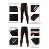 Cycling Sets WOSAWE Mens Winter Thermal Jacket Pants Gel Padded