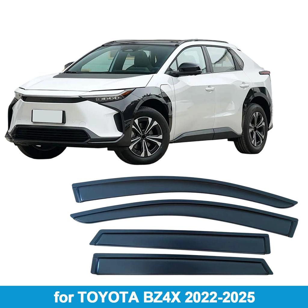 Toyota BZ4X 2022-2025 Rain & Sun Visors: Thickened Translucent Wind Deflectors