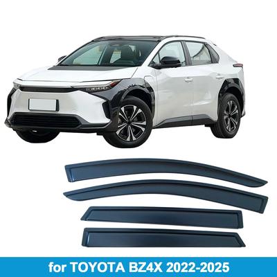 Toyota BZ4X 2022-2025 Rain & Sun Visors: Thickened Translucent Wind Deflectors