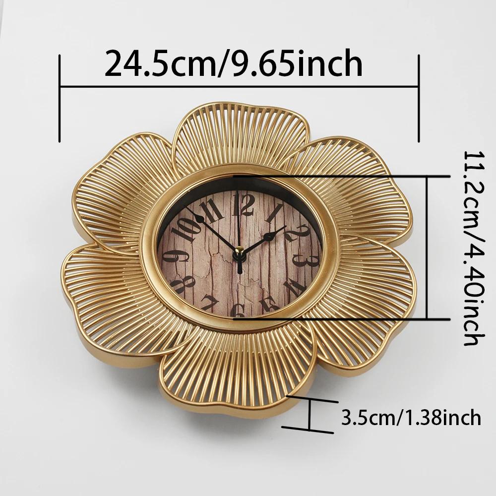 10 Inch Europe and the United States Simple Creative Wall Clock Silent Non-ticking Suitable for Study Bedroom Living Room
