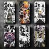 Bleach Anime Ichigo Kenpachi Weiche Handyhülle für iPhone 16 16E 17 Air 15 Pro Max 14 Plus 13 Mini 11 12 7 Schwarze Hülle Rückschale