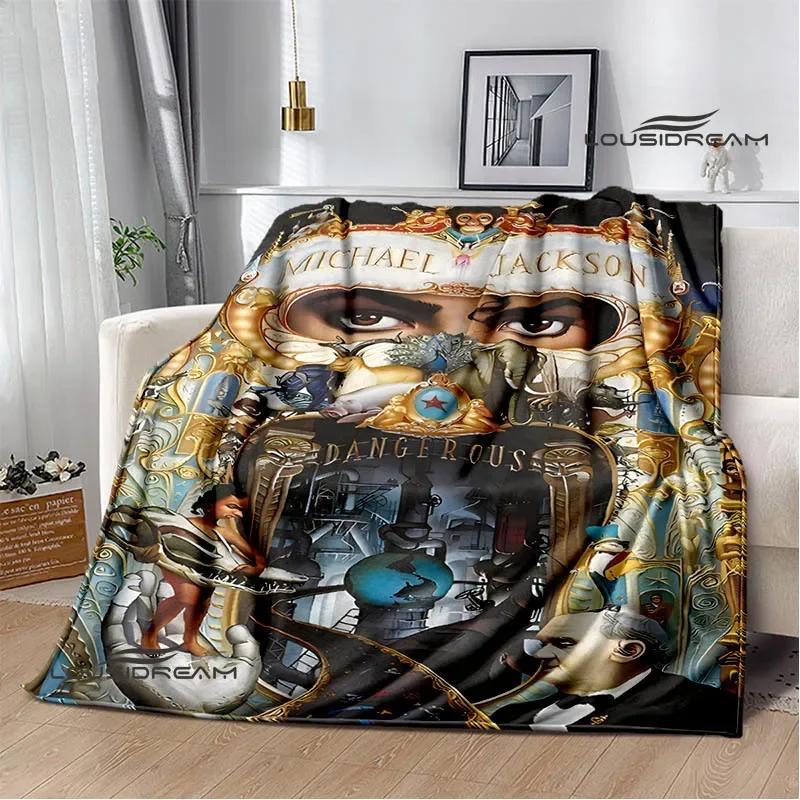Michael Jackson Retro Druck Decken Picknickdecke Flanelldecke Weiche Gemütliche Decke Reise Decken Bettbezüge Geburtstagsgeschenk