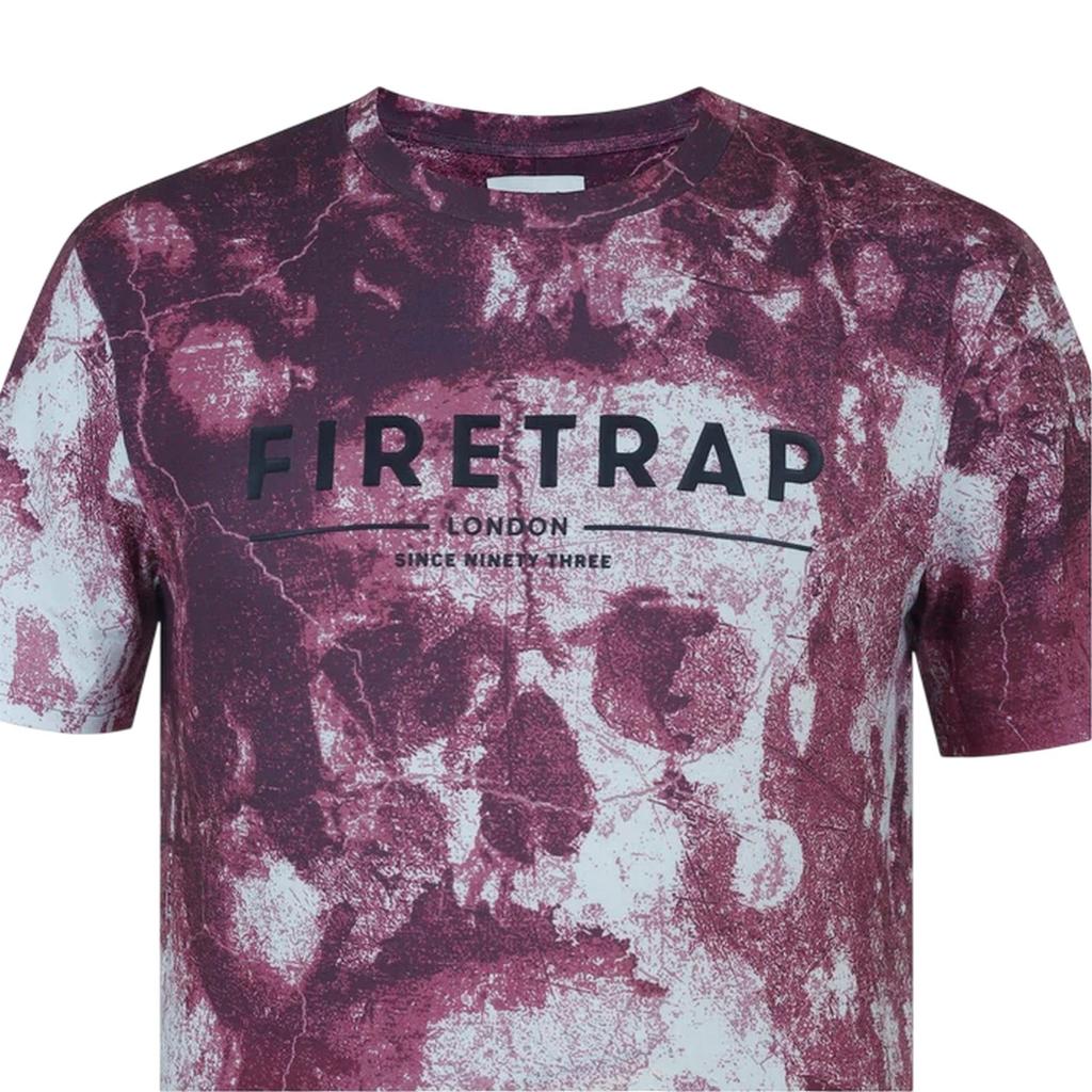 Firetrap Mens Sub All-Over Print T-Shirt
