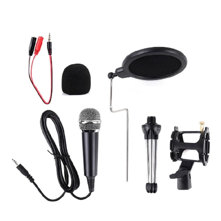 Wireless Live Broadcast Microphones System Environmental Noise Reduction Vocal Effects Sound Card 200M Transmission