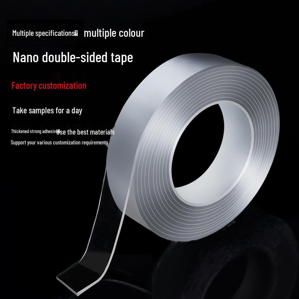 

JIMATOR High-Strength Nano Transparent Double-Sided Acrylic Tape for Balloons Thickness 1MM, Width 3CM, Length 1M