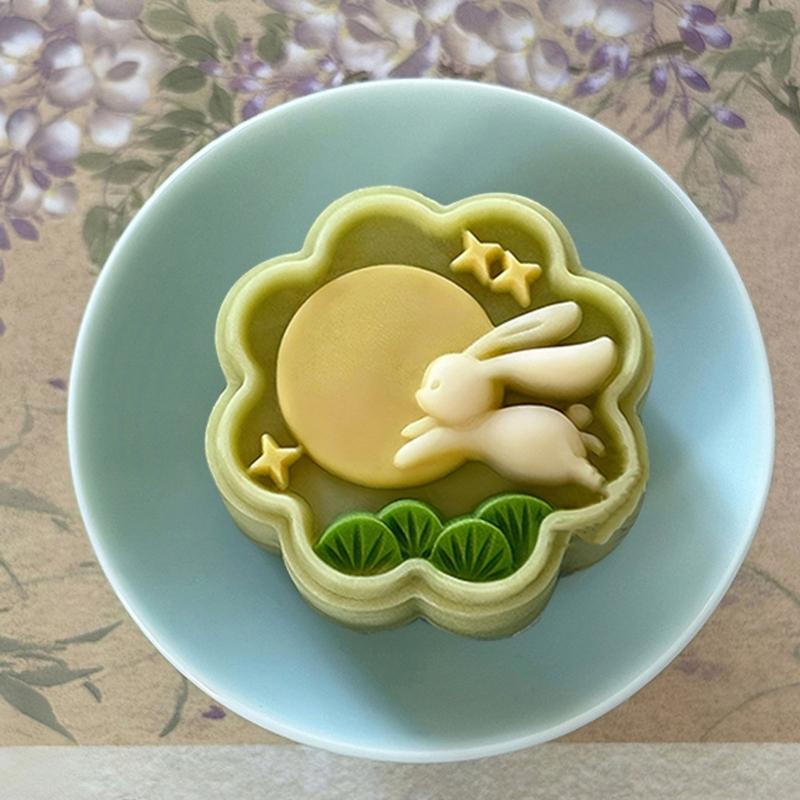 עוגיות מאפים מסורתיות חותמת ידנית תבנית עוגות ירח עוגות שעועית תבנית עוגה לכלי אפייה קינוח לאוהבי בישול