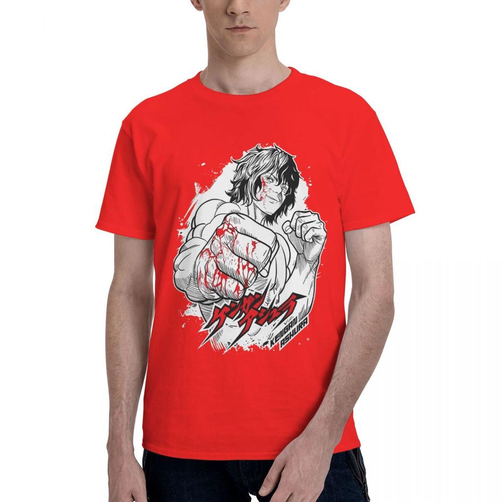 Kengan Anime Ashura 100 Cotton Casual Breathable Confortable Tshirt Mens TShirts Funny Gifts