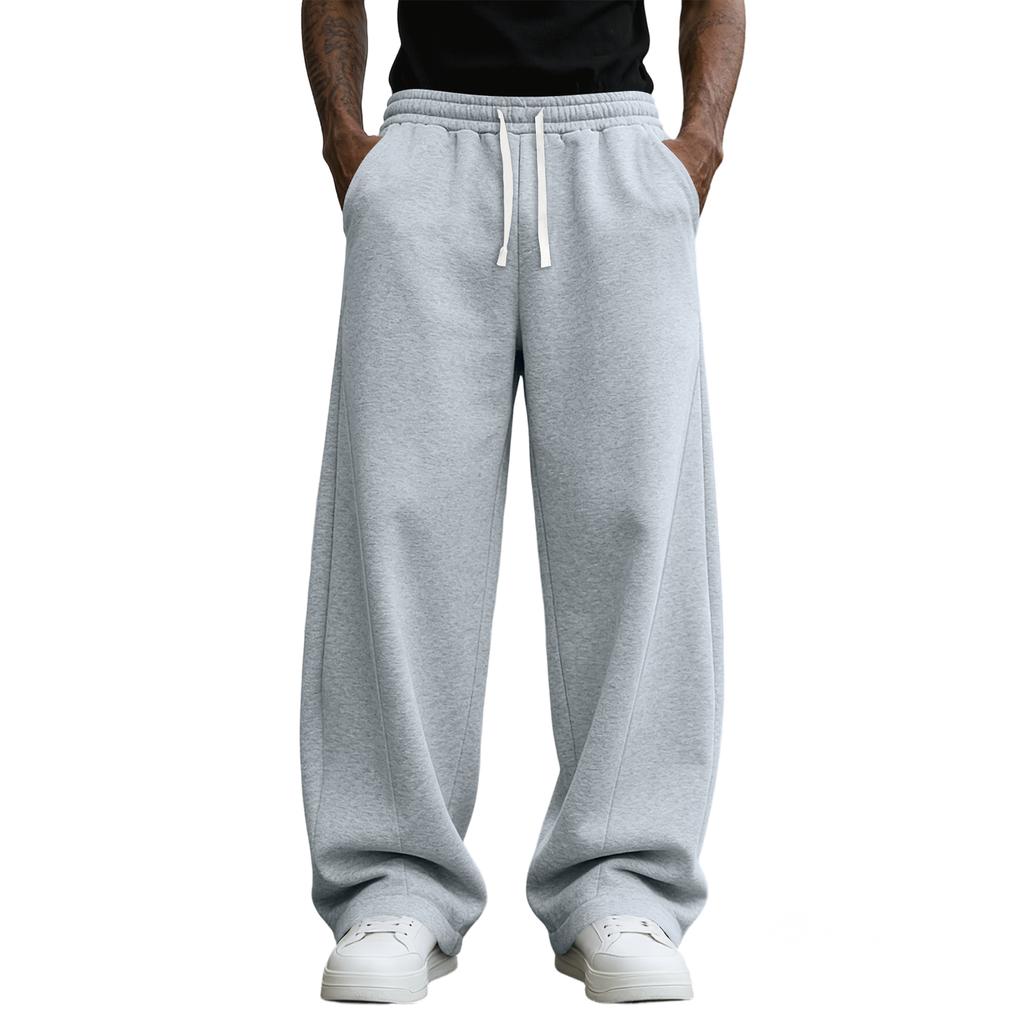 Pantaloni della tuta larghi a tinta unita da uomo Pantaloni della tuta casual alla moda da uomo