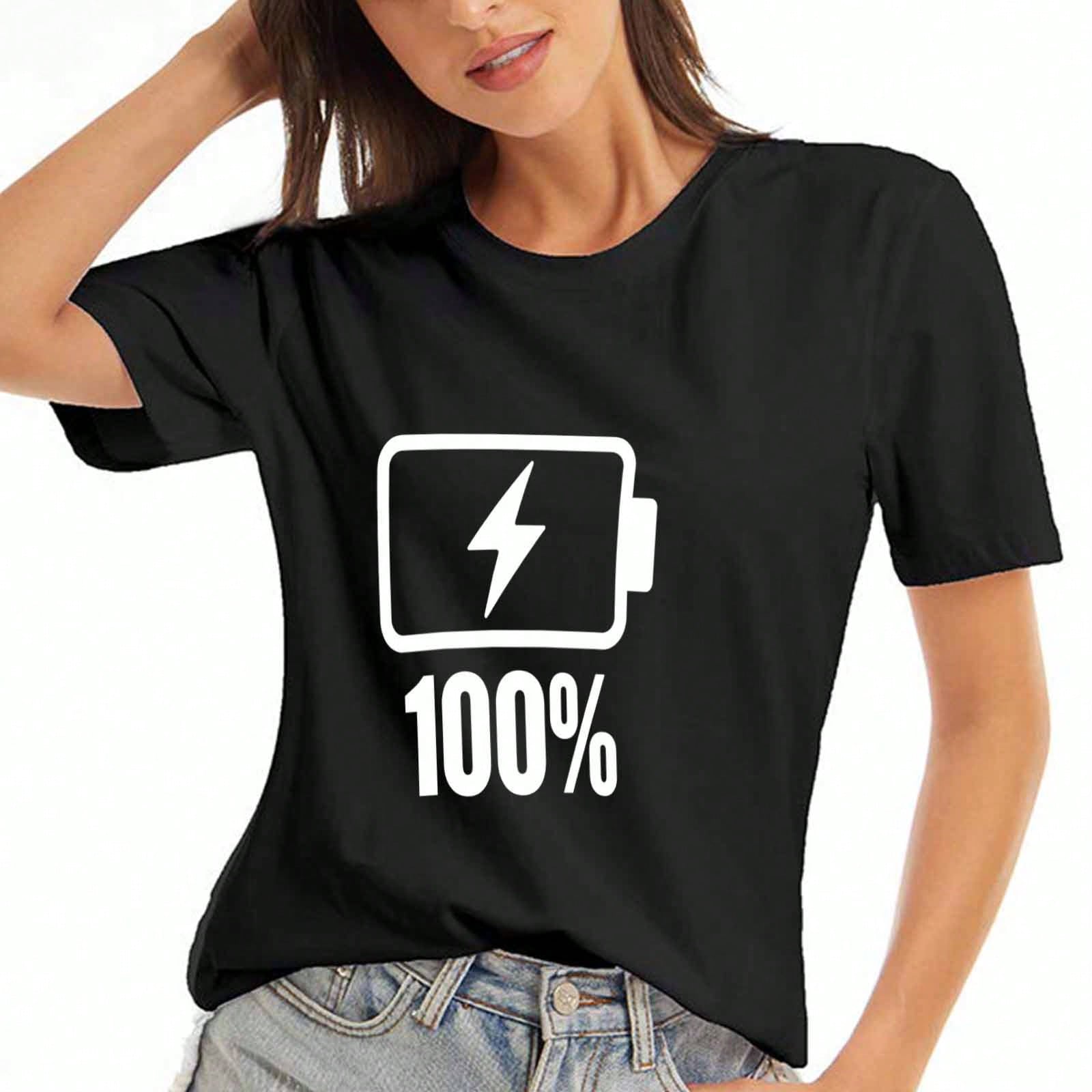 Full Battery unisex Cotton T Shirt, Premium Cotton Quality Print, Durable, Casual And Fashionable. 100% Energy Level Graphic Design, Perfect For A Ene S разноцветный
