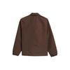 Adidas Originals Solid Color Logo Dual Zipper Work Jacket Unisex Jacket Brown HA1282