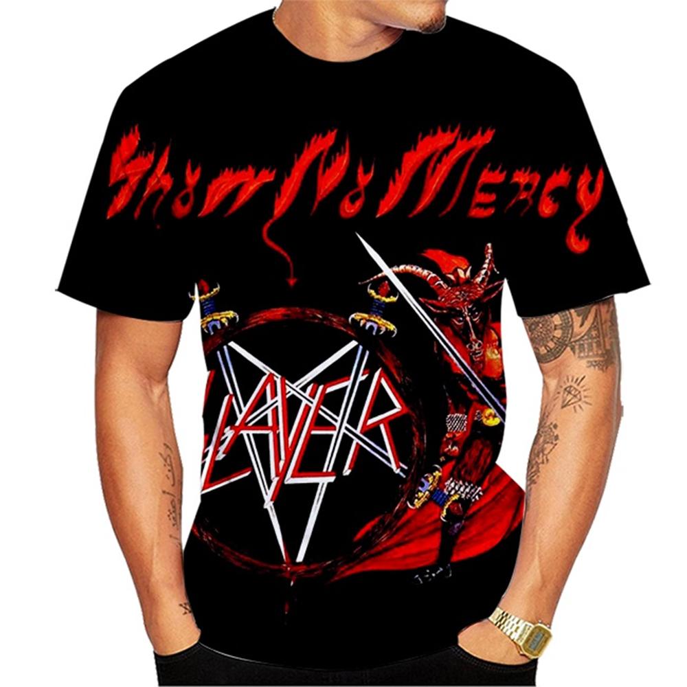 

Летняя новая модная музыкальная группа с 3D-принтом в стиле хэви-метал крутая персонализированная футболка 3XL