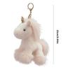 Adorable Horse Plush Keychain Soft PP Cotton Cute Stuffed Animal Toy Bag Hanging Decoration For Girls Gift