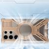 For Samsung Galaxy S23 Ultra Magnetic Bumper Case Rotating Kickstand Metal Phone Cover