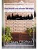 Metal Mountain Forest Art: 2-Piece Decorative Wall Set for Living Room