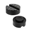 Vehicle Lift Point Support Insert Pair, Two Piece Rubber Cushion Contact Set with Center Channel and Routine Garage Service Utility
