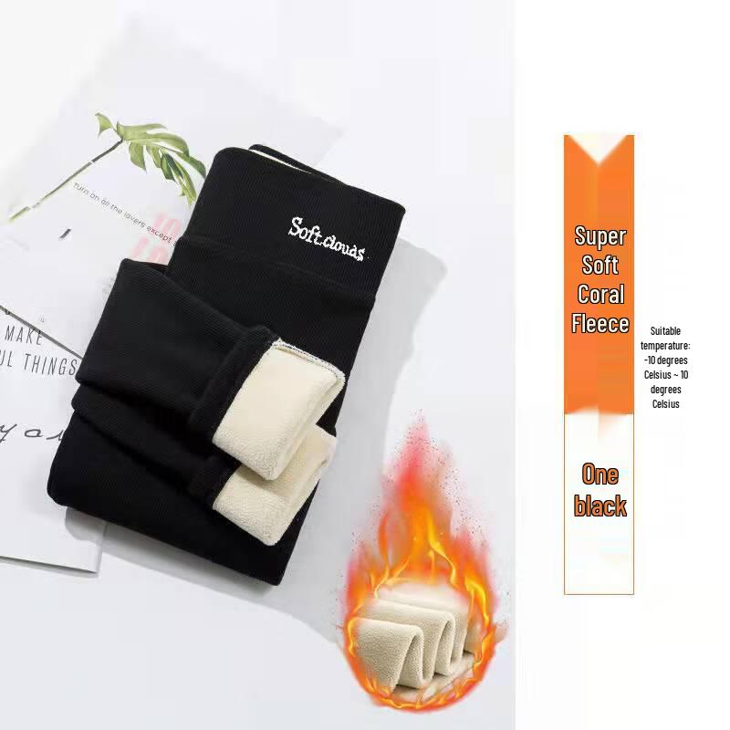 LangSha Women's 800g Extra Thick Fleece-Lined Thermal Pants