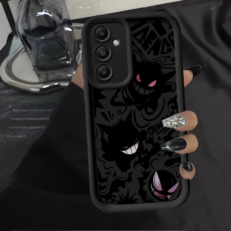 Case for Samsung Galaxy A56 A73 A35 A52 A55 A25 A26 A32 A36 A24 A22 A21s A54 Phone Cover Pokemon Cool Gengar